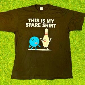 Men’s XL Funny graphic Bowling Shirt